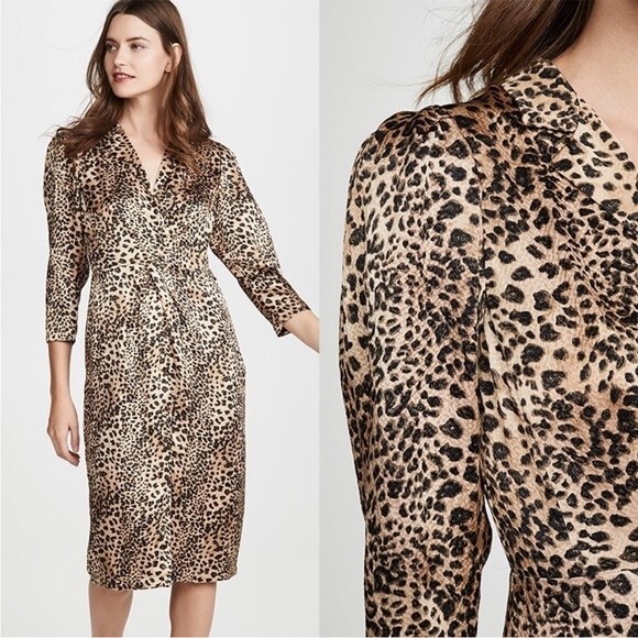 Rebecca Taylor Lynx Hammered Silk Dress - Picture 15 of 15